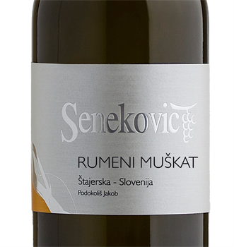 Rumeni Muškat - polsladko - Vina Senekovič