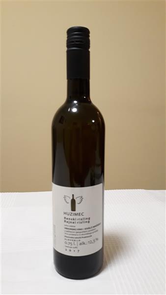 Renski rizling, 0,75l, suho, vrhunsko, 2017, Alk.:12,5% vol